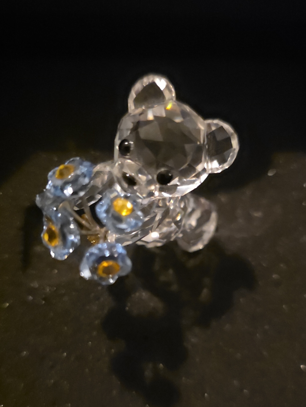 Swarovski Kris Bear Forget Me Not - New In Box - Picture 5 of 5